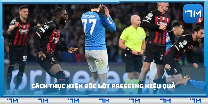 Giải pháp thoát pressing bằng chiến thuật hợp lý