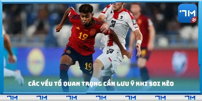 Các yếu tố quan trọng cần lưu ý khi soi kèo